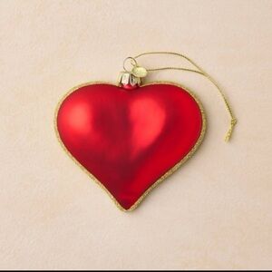 John Derian for Target Glass Red Heart Ornament